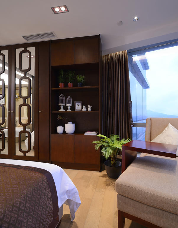 Yousu Hotel & Apartment Nanjing Xuanwu Lake Jinmao Plaza Branch Chambre photo