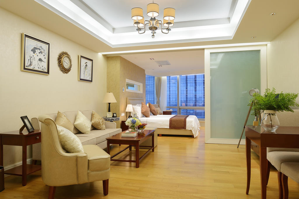 Yousu Hotel & Apartment Nanjing Xuanwu Lake Jinmao Plaza Branch Chambre photo