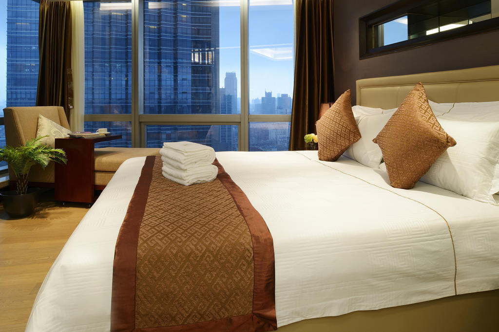 Yousu Hotel & Apartment Nanjing Xuanwu Lake Jinmao Plaza Branch Chambre photo
